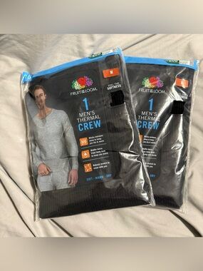 Fruit of the Loom men’s thermal top bundle